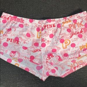 Victoria’s Secret pink pajama shorts
